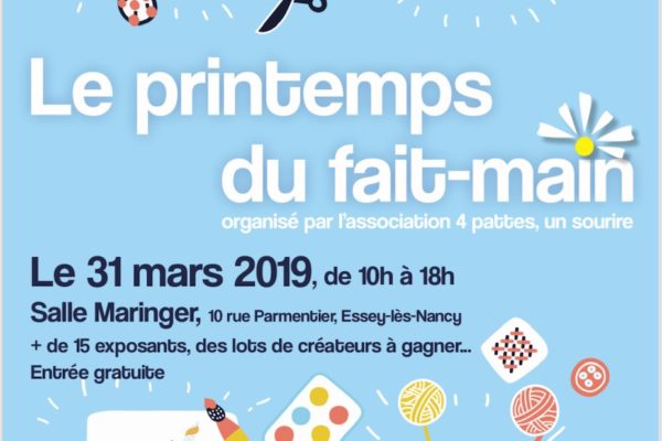 affiche Printemps fait main