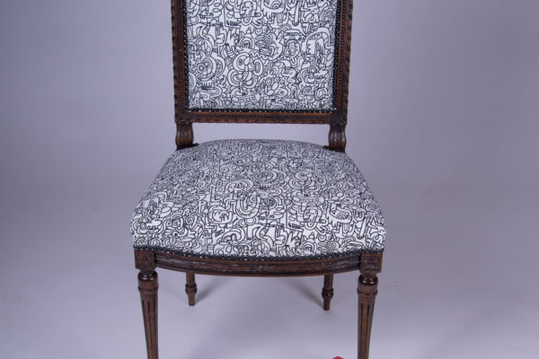chaise-Louis XVI-blanc-Noir-graphique-a-colorier-Madeleine-M-tapissier-ameublement-2