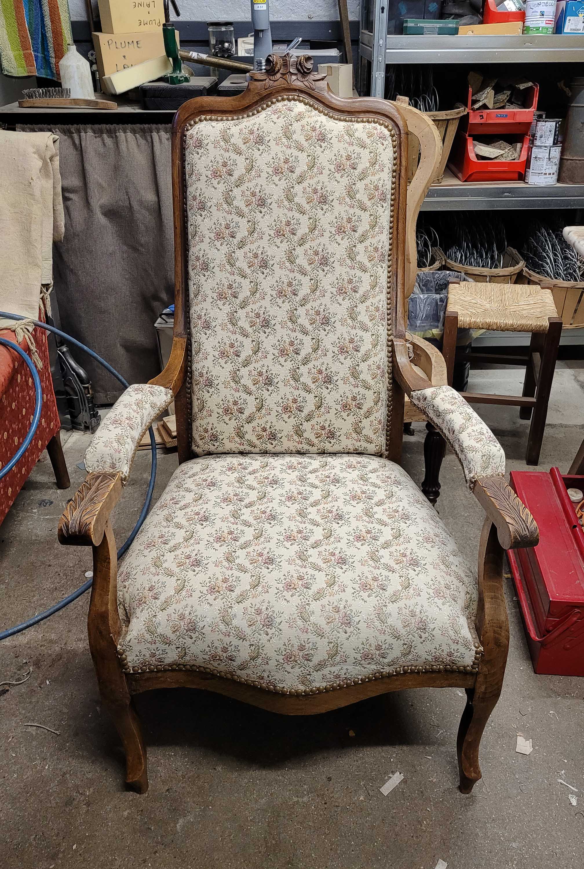 refection complète fauteuil Voltaire