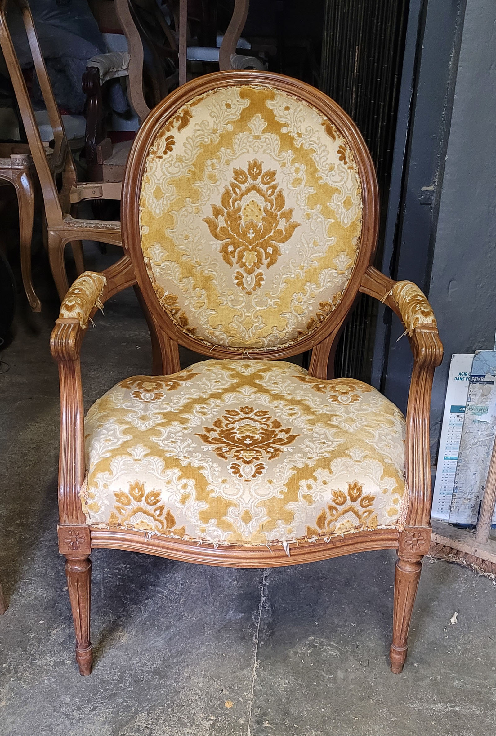 fauteuil Louis XVI